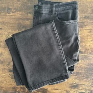Style & Co Womens Jeans 14 Chocolate Brown Straight Leg High Rise Stretch EUC